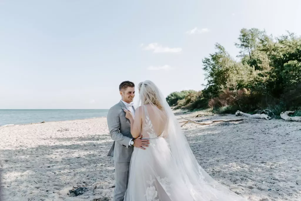 First-Look am Strand Schlossgut Groß Schwansee