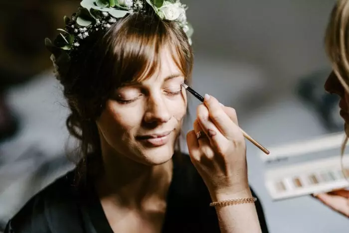 Getting Ready der Braut im Haus Rhade